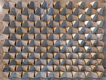 Reliëf F1 Travertin van Frans Blok - foto's, kunst en andere wanddecoratie
