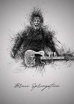 Bruce Springsteen van Albi Art
