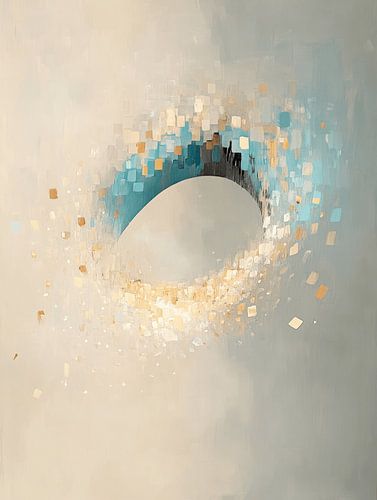 Modern en abstract, Japandi stijl.