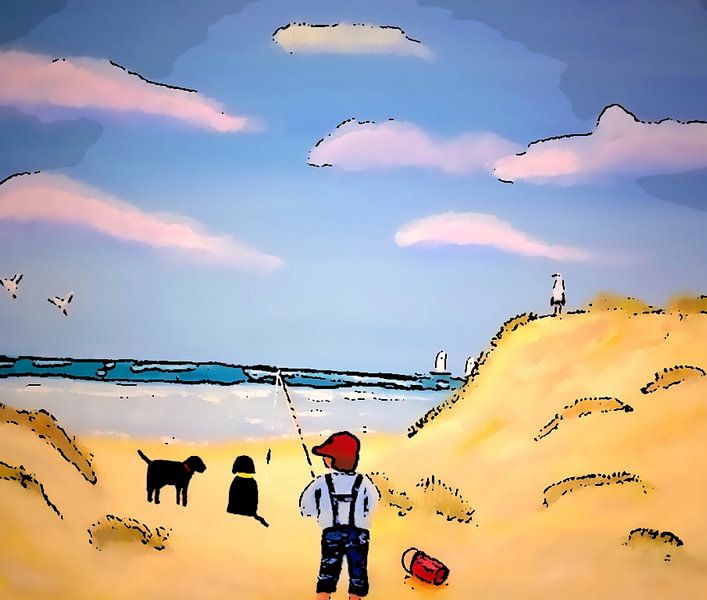 BOYS AT SEA COMIC von Aat Kuijpers