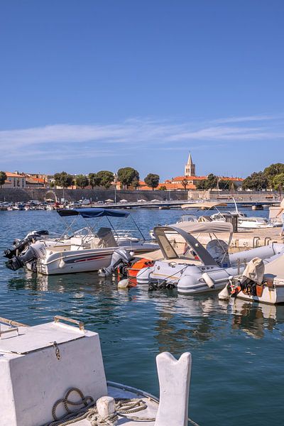 KROATIË : ZADAR - BOTEN IN DE HAVEN van Photoart-Naegele