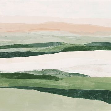 Where greenery kisses silence