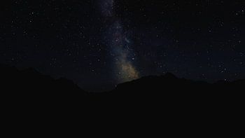 Die Milchstraße über dem Lünersee