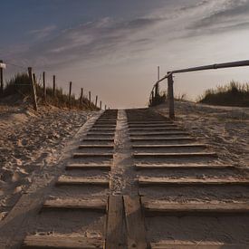 Strandzugang Bergen aan Zee von Patricia Holthof