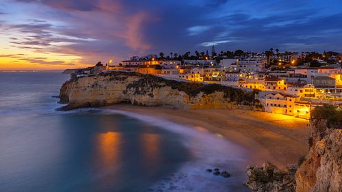 Avond in Carvoeiro, Algarve, Portugal