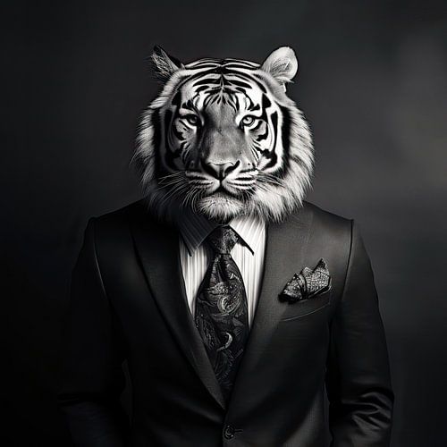 Un tigre dans la jungle urbaine