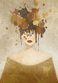 Graffiti-Mädchen von Mirjam Duizendstra