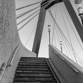 Treppe zur Willemsbrug. von Pictures Palumbo