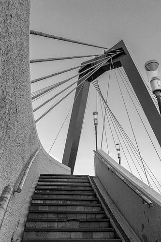 Trap naar de Willemsbrug .