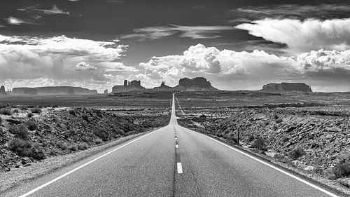 Forest Gump Point in zwartwit van Rein Vrugt