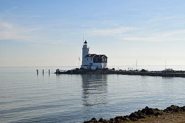 Lighthouse on the Island of Marken by Robin Verhoef