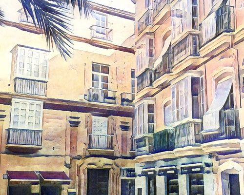 Oude stad van Cádiz