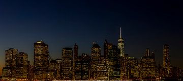 Manhattan la nuit sur René Roos