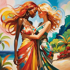 Close Friends 7 - ImageAI van Obtuse Art