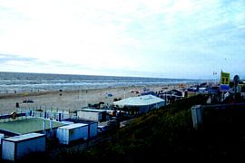 Zandvoort, het strand bij een vallende avond by Alex Hilligehekken, verhalen verteller met foto's