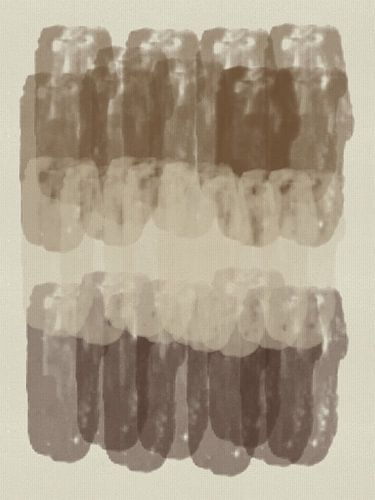 Minimalistisch abstract in wabi-sabi-stijl