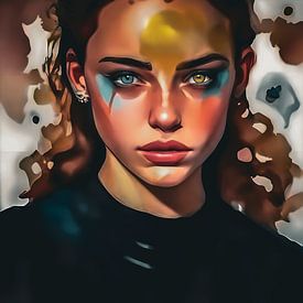 Zwei Dosen, eine Seele - ein AI-Meisterwerk im Aquarellstil von ByLulu