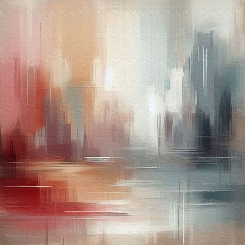 Ville dans le brouillard