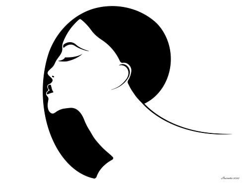 Kus In De Lucht - Zwart-Wit