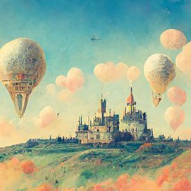 Alien fantasy, psychedelic dreams and flying rigs by Jef Peeters