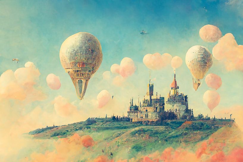 Buitenaardse fantasie, psychedelische dromen en vliegend tuig van Jef Peeters