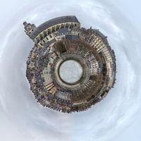 Spherical panorama from Blois, a city on the Loire