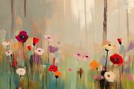 Field of flowers in summer by Studio Allee thumbnail