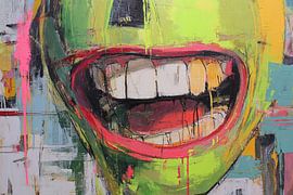 Lächelnder Mund von ARTEO Gemälde