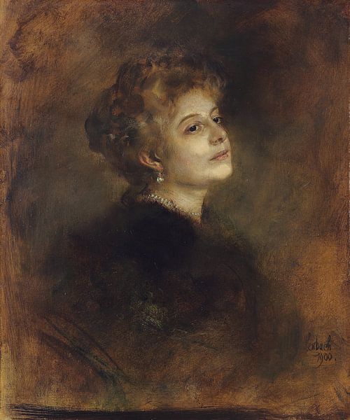 FRANZ VON LENBACH, Lily von Poschinger, 1900 von Atelier Liesjes
