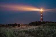 Bornrif vuurtoren Ameland van Kjeld van den Heuvel thumbnail