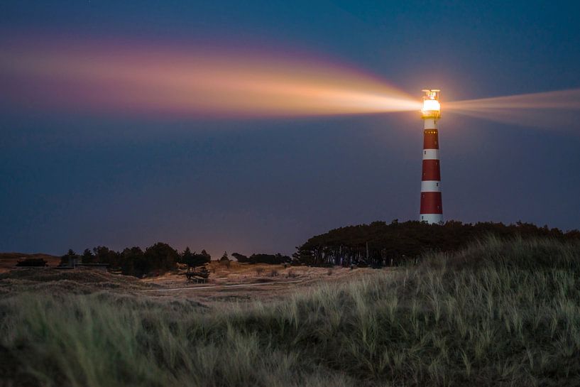 Bornrif vuurtoren Ameland van Kjeld van den Heuvel