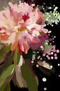 Kleurrijke abstracte tropische bloemen van Floral Abstractions thumbnail