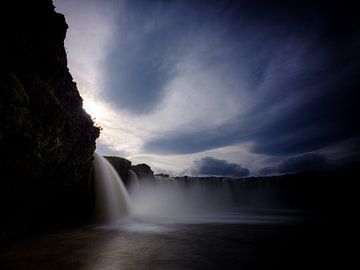 Godafoss Waterval, IJsland van Eddy Westdijk