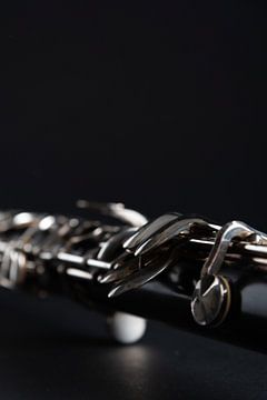 Close-up van klarinet