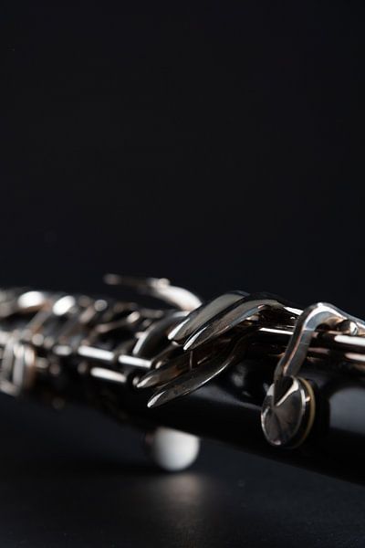 Gros plan sur une clarinette par Anita Visschers