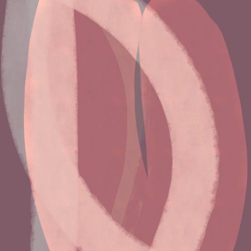 Abstracte vormen en lijnen in pastel nr. 2_3