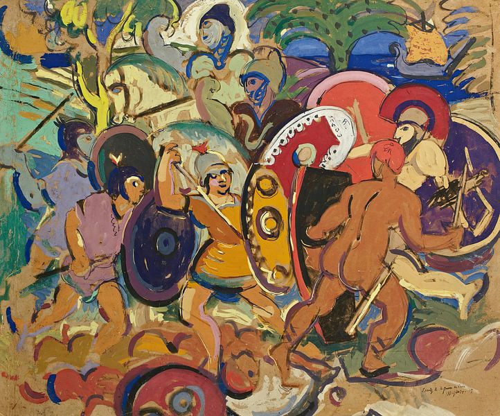 Albert Gleizes - Episode from the Trojan War (1929) by Peter Balan