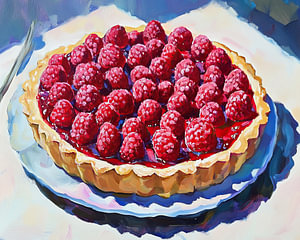 Himbeerkuchen | Süßer Himbeergenuss