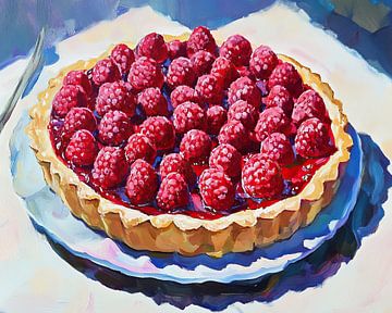 Frambozentaart | Zoete Frambozen Delight van De Mooiste Kunst