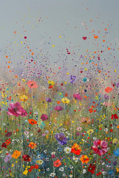 Blumenmalerei von Wunderbare Kunst