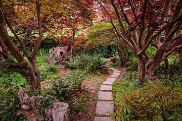 Der Garten von Schloss Herstmonceux von Rob Boon