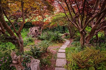 De tuin van Herstmonceux Castle van Rob Boon