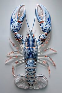 Hummer Luxe - Delfter Blau Swarovski Glas