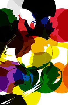 Colorful Bubbles van Roswitha Lorz