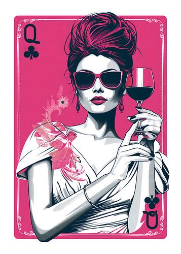 Queen of Clubs by Andreas Magnusson