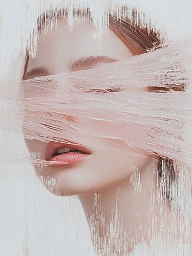 Portrait abstrait moderne