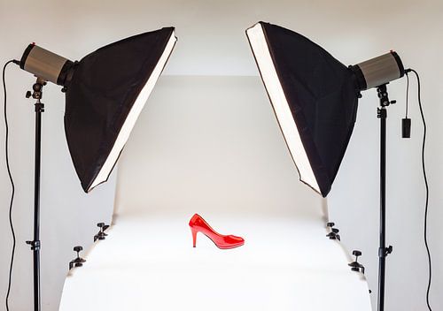 Fototafel voor productfotografie in de studio