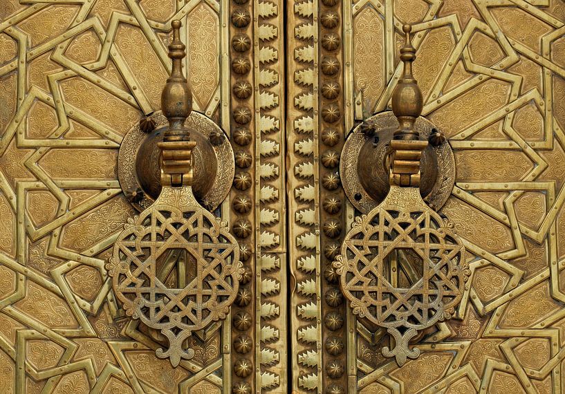 Moroccan palace door by Gert-Jan Siesling