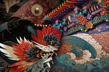 art japonais abstrait