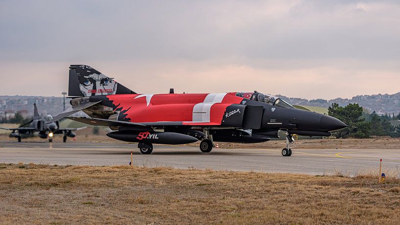 McDonnell Douglas F-4E Phantom II of the Turkish Air Force. by Jaap van den Berg